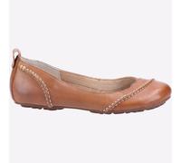 Hush Puppies Janessa Femmes Chaussures À Talons En Cuir Tan