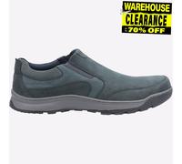 Hush Puppies Baskets Jasper Cuir Homme Mémoire de mousse Marine