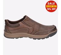 Hush Puppies Homme Jasper Slip On Mocassins, Marron Brown, 39.5 EU