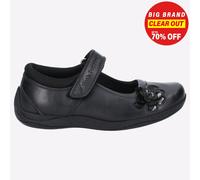 Hush Puppies Chaussures écolières Jessica Cuir Filles Noires