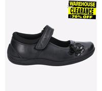 Hush Puppies Jessica Senior Cuir Formelle Robe Mode École Chaussures Noires