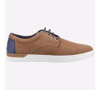 Hush Puppies Joey Hommes Mémoire Mousse Cuir Mode Casual Robe Chaussures Fauve