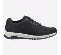 Hush Puppies Joseph Hommes Cuir Mémoire Mousse Décontracté Chaussures Noir