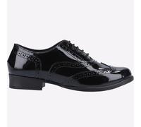 Hush Puppies Kada Cuir Verni Junior Chaussures École Fille Noir