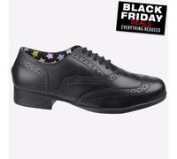 Hush Puppies Kada Fille Senior École Chaussure Femmes Richelieu Élégant Noir