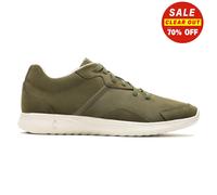 Hush Puppies Les Bonnes Baskets En Cuir Designer Mode Pour Hommes Olive