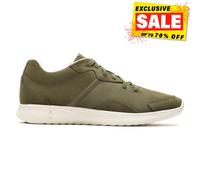 Hush Puppies Les Bonnes Baskets En Cuir Designer Mode Pour Hommes Olive