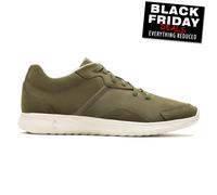 Hush Puppies Les Bonnes Baskets En Cuir Designer Mode Pour Hommes Olive
