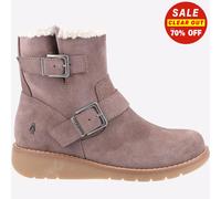 Hush Puppies Lexie Botte Suédée Femme Mode Décontractée MÉMOIRE DE Mousse Taupe