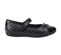 Hush Puppies Lottie Matelassé Ballerines Scolaires Pour Filles BTS Noires