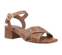 Hush Puppies Lyla Sandales en cuir à talons pour femme Marron clair, peau, 39 EU