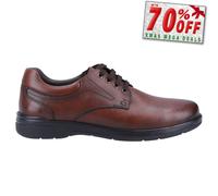 Hush Puppies Marco Classique Cuir Lacet Smart Décontracté Mode Hommes Shoes Brun