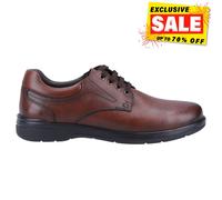 Hush Puppies Marco Classique Cuir Lacet Smart Décontracté Mode Hommes Shoes Brun