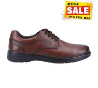 Hush Puppies Marco Classique Cuir Lacet Smart Décontracté Mode Hommes Shoes Brun