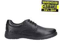 Hush Puppies Marco Classique Cuir Lacet Smart Décontracté Mode Hommes Shoes Noir