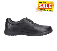 Hush Puppies Marco Classique Cuir Lacet Smart Décontracté Mode Hommes Shoes Noir