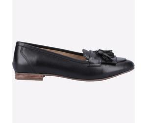 Hush Puppies Marissa À Pompon Femmes Cuir Mocassins À Enfiler