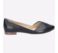 Hush Puppies Marley Ballerine Femmes Mémoire Mousse Chaussures Cuir Noir