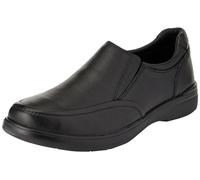 Hush Puppies Matthew Chaussures Classiques à Enfiler pour Homme, Noir, 43 EU