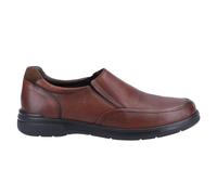 Hush Puppies Chaussures en cuir Matthew Slip-on Smart Casual pour homme Marron