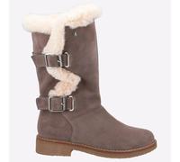 Hush Puppies Megan Femmes Mi Mémoire Mousse Eau Résistant Bottes Gris