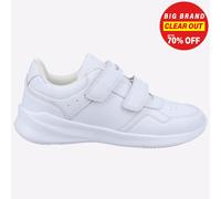 Hush Puppies Memory Foam Marling Classic Baskets Enfant Blanc à Fixation