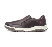 Hush Puppies Men's Fletcher Moccasin, café, 42 EU