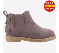 Hush Puppies Mini Malandain Junior Enfants Filles Daim Mode Décontracté Gris