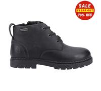 Hush Puppies Mini Presley Imperméable Junior Cuir Dentelle Bottines Noir
