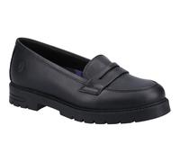 Hush Puppies Mocassins noisetier Senior Chaussure d'uniforme Scolaire, Noir, 37 EU