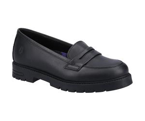 Hush Puppies Mocassins noisetier Senior Chaussure d'uniforme Scolaire, Noir, 37 EU