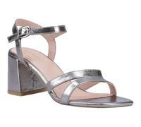 Hush Puppies Nalani Sandales en cuir pour femme, Argenté., 36 EU