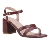 Hush Puppies Nalani Sandales en cuir pour femme Bordeaux, rouge foncé, 39 EU