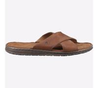 Hush Puppies Sandale de plage Nile pour homme – Mousse à mémoire – Marron