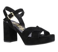 Hush Puppies Ophelia Sandales en daim pour femme Noir, Noir , 39 EU