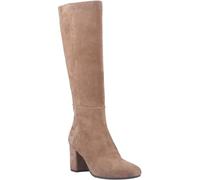 Hush Puppies Oprah Bottes hautes en daim pour femme à talons moka