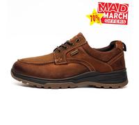 Hush Puppies Chaussures homme Percy Cuir imperméable Confort Mémoire Mousse Décontractées