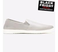 Hush Puppies Quotidien Femmes Slip On Cuir Chaussures De Ville Grises