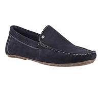 Hush Puppies Ralph Suede Chaussons en cuir pour homme Bleu marine, Marine, 43 EU