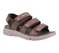Hush Puppies Raul Sandale Multi Sangles Pour Hommes En Marron 6 - 12