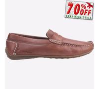 Hush Puppies Roscoe Hommes Mémoire Mousse Casual Robe Habillé Mocassins Marron