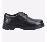 Hush Puppies Sally Cuir Formelles Brogue Chaussures Scolaires Filles Junior
