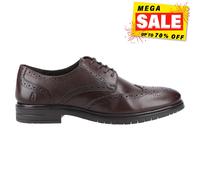 Hush Puppies Santiago Hommes Richelieu Habillé Mode Mémoire Mousse Shoes Marron