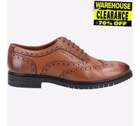 Hush Puppies Santiago Hommes Richelieu Habillé Smart Mémoire Mousse Shoe Fauve