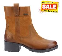 Hush Puppies Saskia Confort Décontracté Imperméable Cheville Bottes Femmes Fauve