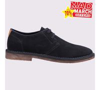 Hush Puppies Scout Mémoire Mousse Hommes à Lacets Chaussures Cuir Daim