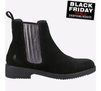 Hush Puppies Stella Femmes Cuir à Enfiler Mode Robe Bottines Noir