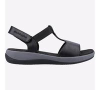 Hush Puppies Sylvie Sandale De Plage Décontractée Pour Femmes Noir
