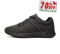 Hush Puppies The Good Trainer Chaussures En Cuir Casual Pour Hommes Large Noir