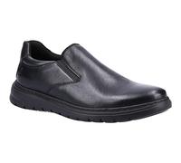 Hush Puppies Trent Chaussures décontractées à Enfiler pour Homme, Noir, 45 EU